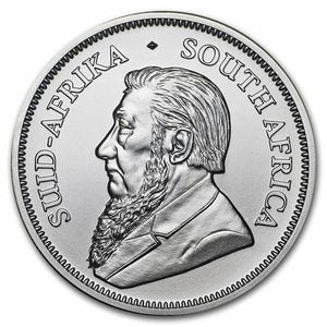 1 oz South African silver Krugerrand .999 fine (Our year choice)