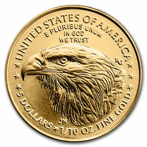 1/10th oz Gold American Eagle (Our Year Choice) Brilliant UNC