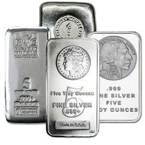 5 oz Silver Bar    (Our type choice)
