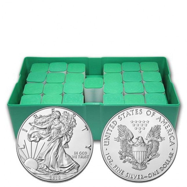 Monster Box of Silver Eagles (500 Coins) Each Coin Contains 1 oz of .999 Fine Silver