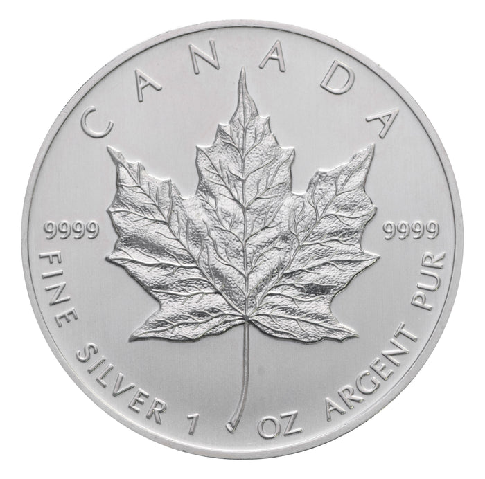 1 oz Silver Canadian Maple Leaf  (Our Year Choice)
