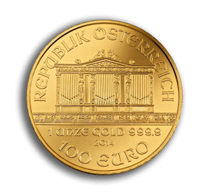 1 oz. Austrian Gold Philharmonic Coin BU