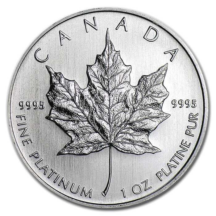 Platinum Maple Leaf 1 oz BU (our year choice)