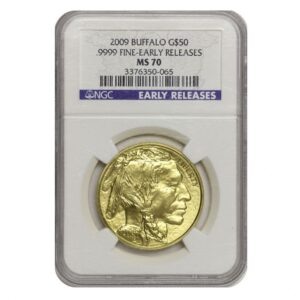 2009 $50 Gold Buffalo NGC MS70 Early Release