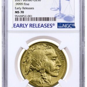 Mixed Year NGC MS70 Early Release Gold Buffalo