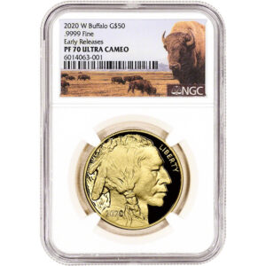 Mixed Year NGC PF70 Ultra Cameo Gold Buffalo