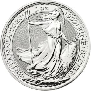 1 oz British Silver Britannia Coins