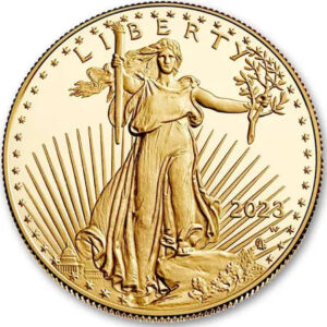 1 oz Gold American Eagle Coin: 22K U.S. Gold Bullion (Our Year Choice)