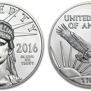 2016 $100 Platinum Eagle NGC MS70 First Day (Moy Signed, Blue Holder)