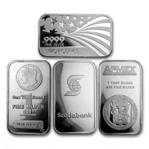 1 oz Silver Bar: .999 Fine Silver Bullion for Investors (Our Year Choice)