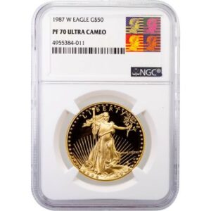 $50 Gold Eagle NGC PF70 Ultra Cameo (Our Year Choice)