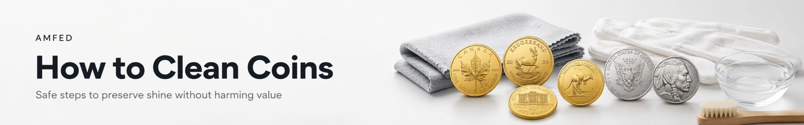 how to properly clean coins