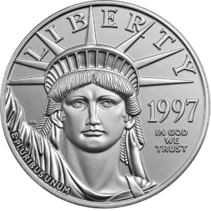 1/2 ounce platinum Eagle coin
